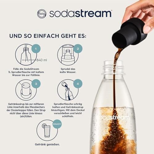 SodaStream Sirup Cola + Orange ohne Zucker, 1x Flasche ergibt 9 Liter Fertiggetränk, Sekundenschnell zubereitet und immer frisch, 440 ml 3