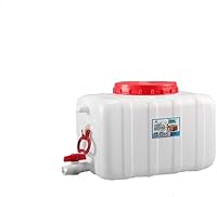 Vista 8 de Contenedor de agua 25L/45L/80L/110L/160L/200L Espesamiento de plástico blanco de grado alimenticio Tanque de almacenamiento rectangular Cubo de agua