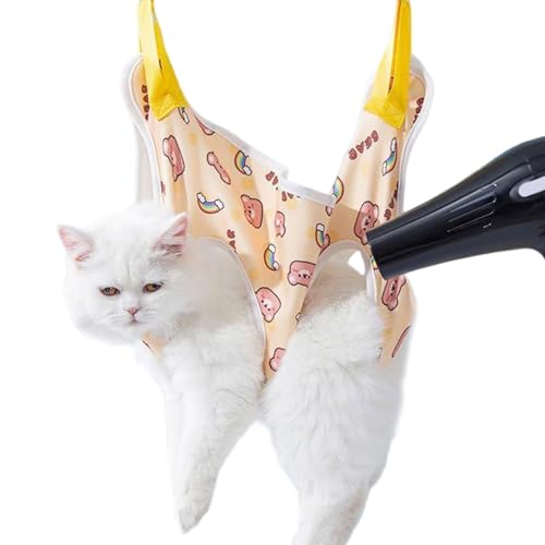 Cat Grooming Hammock | Pet Grooming Harness for Cutting Dogs, Cat Hanger Sling, Dog Grooming Harnesses, Pet Leashes for 2.5-10kg Cats and Dogs