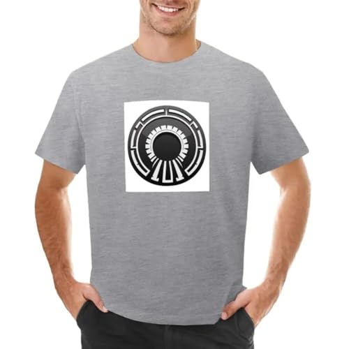 Star Gate Icon T-Shirt t-Shirt Aesthetic Clothes Mens Vintage t Shirts 2 Grey XXL
