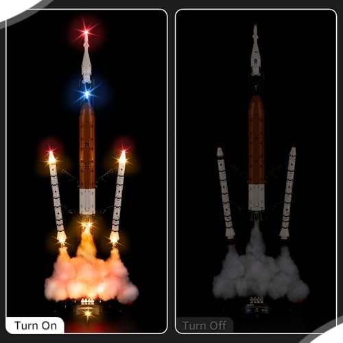 Kit de luz para Lego NASA Artemis 42211 Nitemode con brillo regulable 2