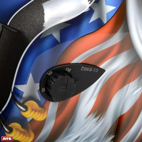 Auto-darkening Solar Welding Mask Professional Welder Mask Arc/Mig Welding Mask (Universal Fit Design) Limited Eagle