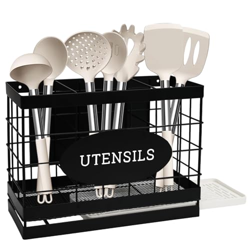 Vivise Magnetic Utensil Holder for Fridge Large Silverware Organizer Kitchen