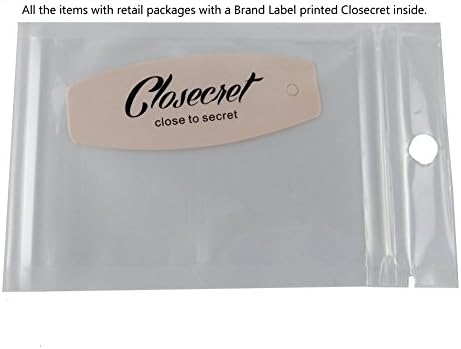 Closecret Women's Adjustable Low Back Bra Converter Straps 2 Hooks(Pack of 3)