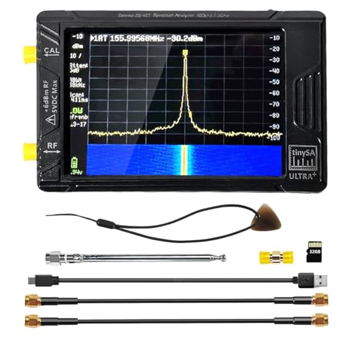 DISJEST TinySA Ultra+ ZS407, 7.3GHz Handheld Spectrum Analyzer