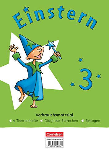 Einstern - Mathematik - Ausgabe 2021 - Band 3: Themenhefte 1-4, Diagnoseheft und Kartonbeilagen im Paket - Verbrauchsmaterial, mit digitalen Medien (Einstern, Ausgabe 2021, Band 3)