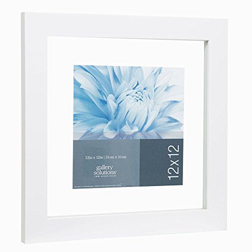 Gallery Solutions 12x12 White Float Frame For Floating Display of 10x10 Image - Thumbnail 4