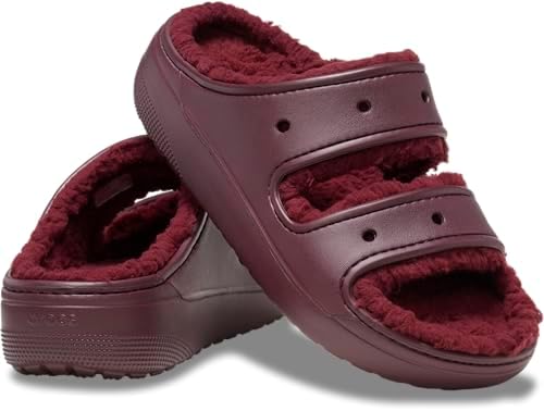 コッシー crocs Sandália unissex clássica Cozzzy para adultos, Cereja escura