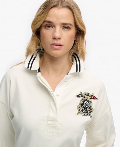 Polo manches longues femme Superdry Crest - vue 4