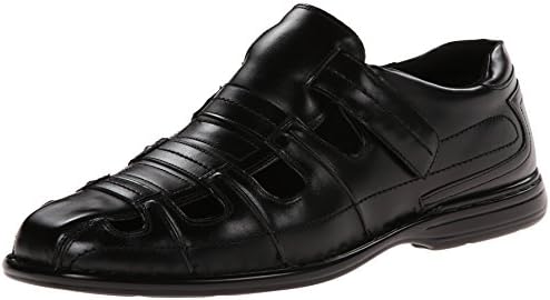 Stacy Adams Men's Belmar Fisherman Sandal, Black, 9.5 M US