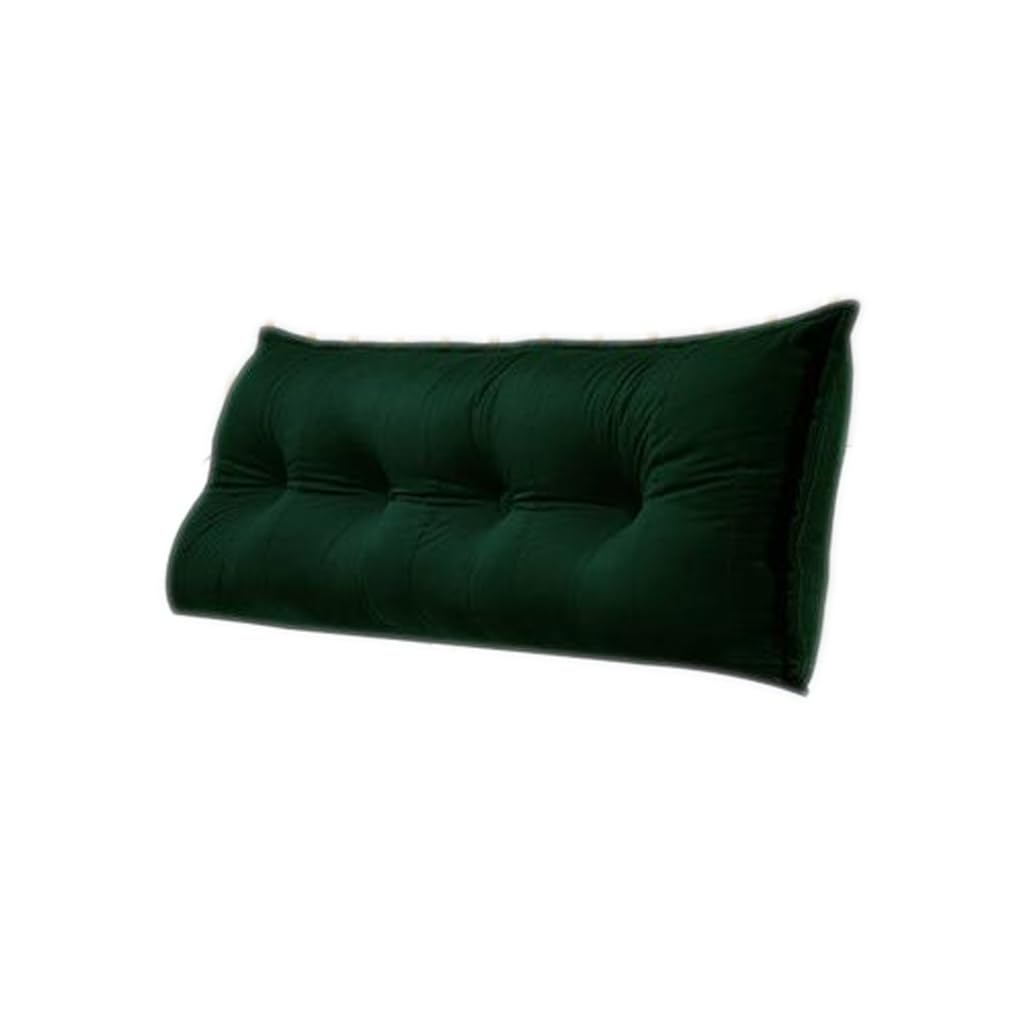 Pillow Palette Bottle Green Velvet Cushion (180 cm, 50 cm, Bottle Green Velvet Cushion)