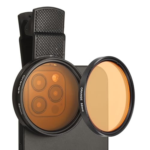 Lente de 52mm para eliminar reflejos y mejorar el color en fotos de móvil