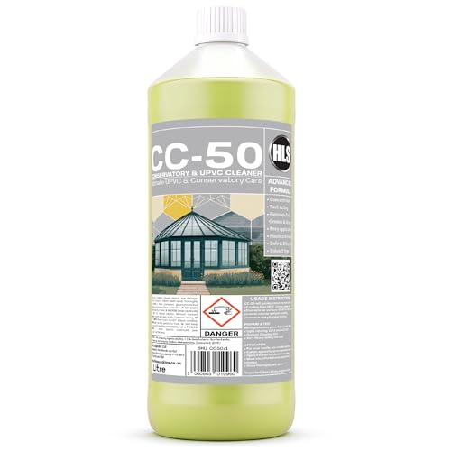 HLS Supplies 1L CC-50 Conservatory and UPVC Cleaner and Restorer - Conservatory Roof & Window Frame Wash