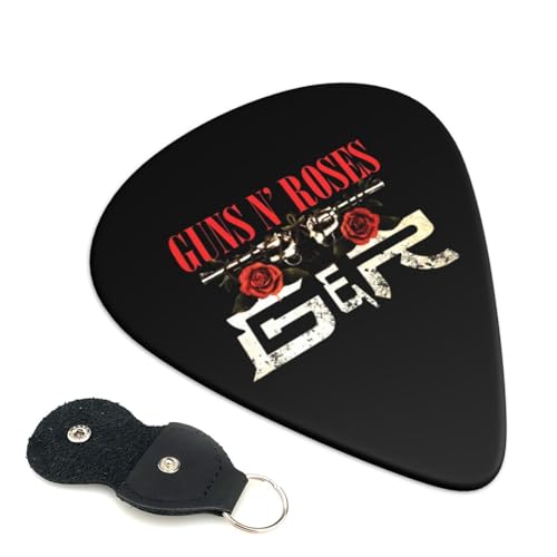 ギター ピック Guns N' Roses ガンズ・アンド・ローゼズ 6枚セット エレクトリックギター ピック バラエティパック ベースピック 初心者 練習用 携帯に便利 0.71mm
