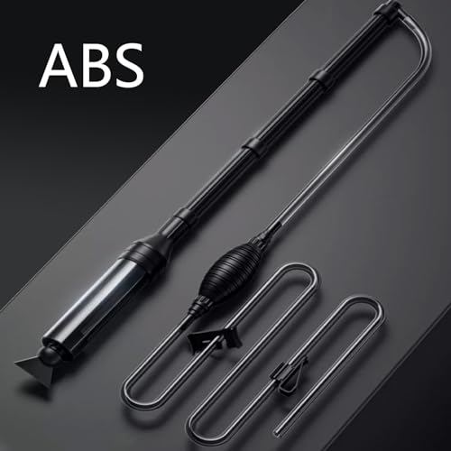 Image of Carefree Fish Aquarium Gravel Vacuum Sand Cleaner with 6Ft Pipe Fish Tank Water Changer Adjustable Length ABS(for 8~30Gal Tank)