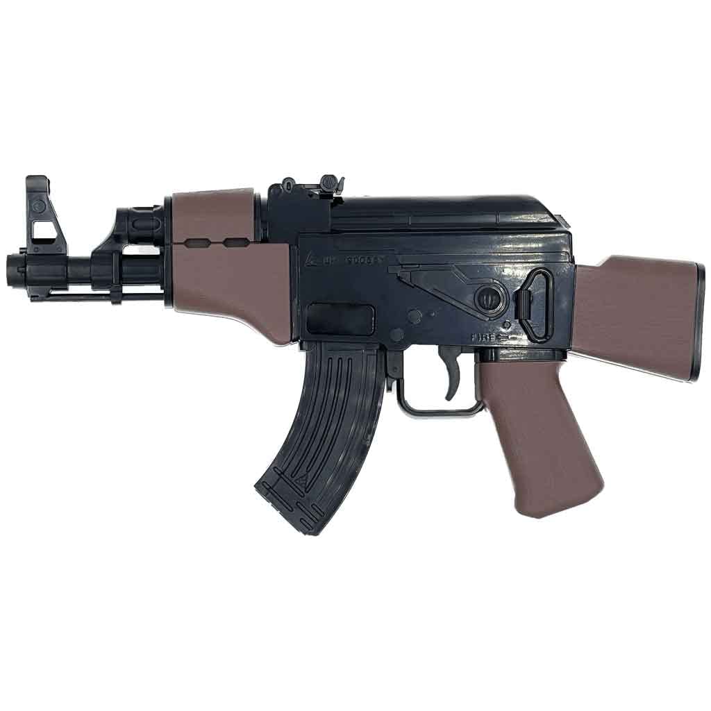 Mini Fucile Airsoft - AK47 a Batteria/Materiale: plastica ABS ad Alta Resistenza/Potenza: 0,1 Joule/modalità Colpo Singolo o raffica