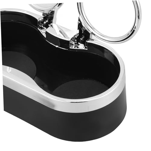 Portavasos doble para carro SHOWERORO plástico negro miniatura 6