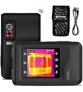 HIKMICRO PocketE Thermal Imaging Camera 240 x 240 SuperIR High Resolution with Visual Camera, 25 ...