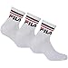 Produktbild FILA Unisex Quarter Socken, Weiß, 39-42 EU