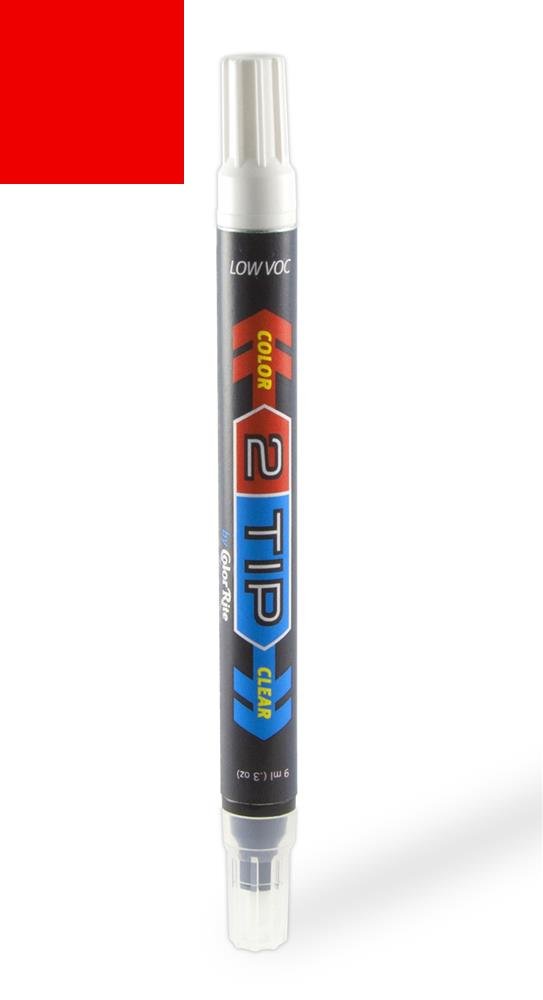 2Tip for Chevrolet All Automotive Touch-up Paint - Hugger Orange 72 (1969) - Color-and-Clearcoat Package