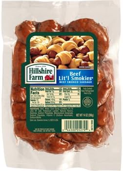 HILLSHIRE FARM SAUSAGE BEEF COCKTAIL SIZE LIT'L SMOKIES 13 OZ PACK OF 3