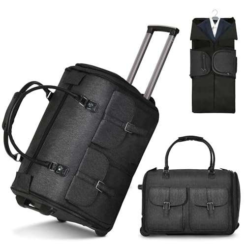 Shopsource 2-in-1 Rolling Garment Duffle