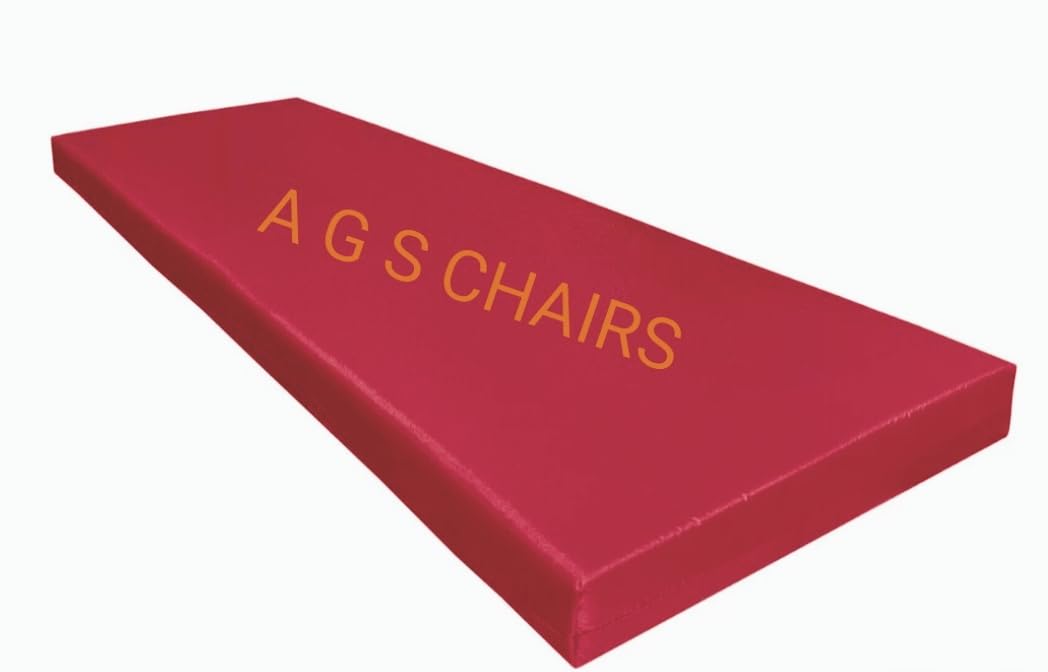 AGS Chairs Wooden Furniture Bench Sofa Swing Maroon Colour Hard Foam 32 Density Cushion Pad, Flat Seating Mat, Indoor Outdoor Use 4 inch Thickness Size 60 x 24 x 4-image-42