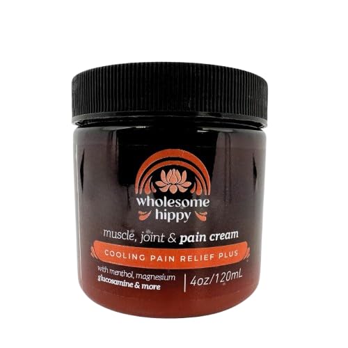 cooling pain relief plus cream with magnesium - Vitamin D3 - Muscle & Joint cream – 4 OZ