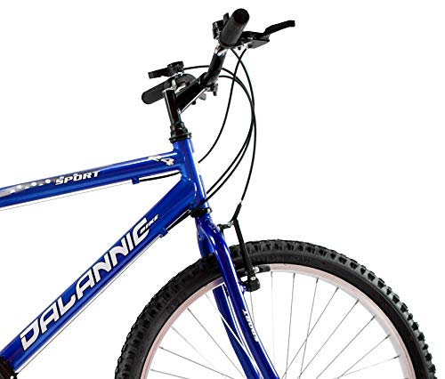 Bicicleta Aro 24 Masculina Sport 18 Marchas Azul