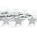MOWO Glitter Star Confetti Wedding Party Decor and Table Decor 1.2’’ in Diameter (silver glitter,200pc)