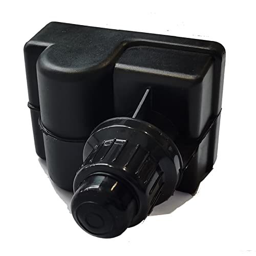 Smad Druckknopf Zünder, Funken Generator, 3 Brenner, AA Batterie, Ersatzzünder für Barbecue, Gasgrill, Schwarz