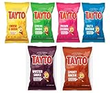 Tayto Assorted Crisps, 16 x 6 x 25g, Multipack Snacks, Cheese & Onion