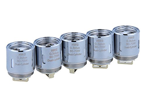 HW2 Verdampferköpfe mit 0,3 Ohm - für Ello/Ello Mini/Ello Mini XL Verdampfer - von SC - 5 Stück pro Packung