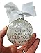 Amy's Bubbling Boutique Heaven Memorial Ornament Filled with White Angel Wings - Miscarriage Memorial Baby Loss Heaven Ornament, in Loving Memory Memorial Gift