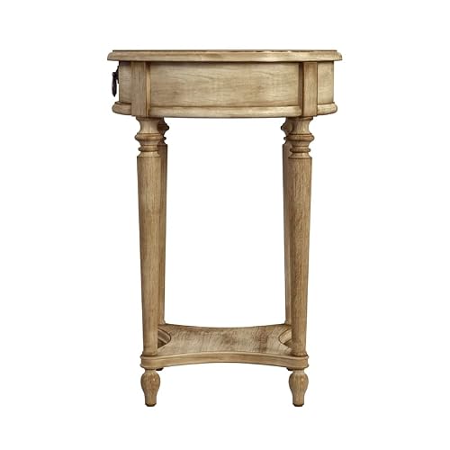 Butler Specialty Company Jules 1 Drawer Round End Table - Antique Beige #TOP4