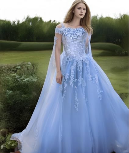 3D Floral Quinceanera Dresses Lace Beaded Party Prom Gowns Formal Tulle Ball Gown for Sweet 15 16 Dresses4