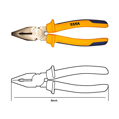 TATA AGRICO COMBINATION PLIER (8 Inch/ 200 mm)