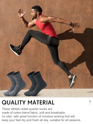 Image of Tarpop 100 Pairs Bulk Mens Socks Moisture Wicking Casual Sports Ankle Socks for Homeless Unisex Adult Men Women