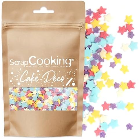 Décors Sucrés Étoiles Rainbow - ScrapCooking Cover