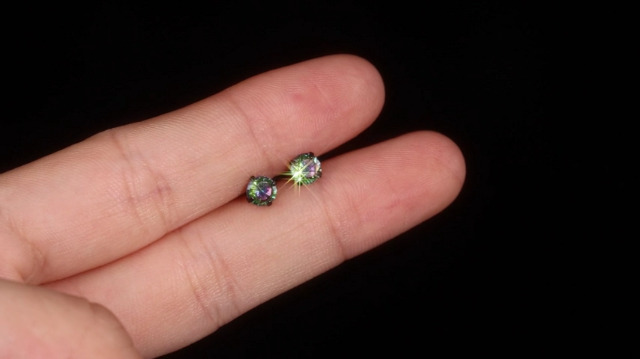 MILACOLATO Orecchini Flat Back per Donna Uomo Orecchini a Perno in Titanio CZ Ipoallergenici Cubic Zirconia Cartilage Orecchini 5Paia 2/3/4/5/6mm
