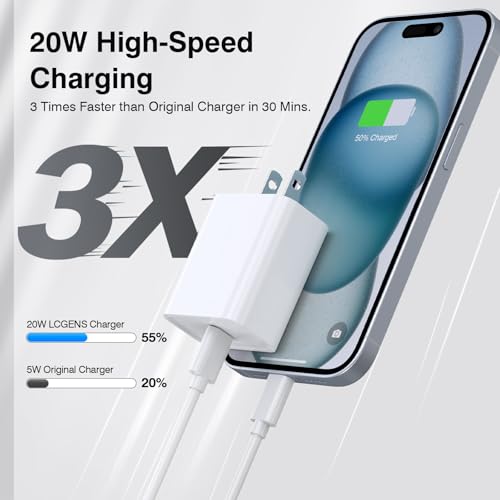 Image of 30W USB C Charger, 2 Pack Wall Fast Charger Block Power Adapter Charging Cube Compatible with iPhone 16 /Pro /Pro Max /Plus /15 /14 /13 /12, iPad Air, AirPods 4 /3 /2 /Pro, Apple Watch 10 /Ultra 2, Galaxy