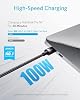 Cable USB C a USB C Anker, Cable de Carga Rápida 100W (2 Paquete, 1.8 m, Negro) | Para iPhone 17 Serie, MacBook Pro 2020, Pixel y Más (No para Salida de Video) 3