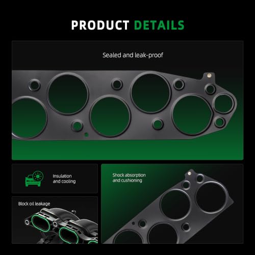 Image of Intake Manifold Gasket Set, for Acura MDX 2003 2004 2005 2006, 3.5L, for Honda Pilot 2005 2006 2007 2008, 3.5L, OE MS96410-1,MS 96410-1