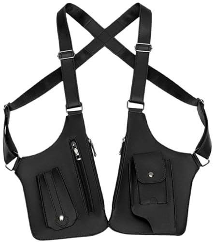 Sac à bandoulière vintage en cuir PU élégant et sécurisé pour homme