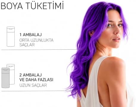 TONIKA Renk Veren Saç Balsamı 3.22 Ultraviyole Mor (Ultraviolet) 150 ml | peroksit ve amonyak içermez - Görsel 5