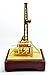 Tang Dynasty Copper Oilfield Oil Well Derrick Drill Rig Gold Color Model Commemorative Edition