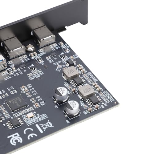 Carte d'extension USB 3.2 adaptateur PCI-E 1X 4 ports Type-C et USB-A Linux