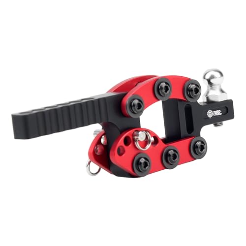 TGCWENG RC Adjustable Trailer Hitch,RC Tow Hook Hitch Receiver Suitable