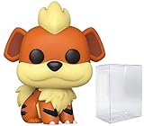 Pokemon - Growlithe Pop! Vinyl Figure (Bundled with Compatible Box Protector Case), Multicolored, 3.75 inches