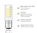 Lamsky BA15D LED Double Contact Bayonet Base Sewing Machine Bulb AC110-130V,T3/T4/C7/S6,4W Daylight 6000K,LED 40W Halogen Replacement Bulb,No-Dimmable,2-Pack